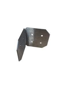 90 Degree Chamfered Angle Bracket for 6x6 Wood Post, 6x6 Angle Bracket, Wood Post Bracket, Angle Support Bracket, Pergola Bracket, Dog Eared