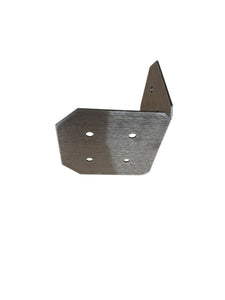 90 Degree Chamfered Angle Bracket for 6x6 Wood Post, 6x6 Angle Bracket, Wood Post Bracket, Angle Support Bracket, Pergola Bracket, Dog Eared