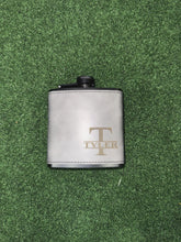 Load image into Gallery viewer, Personalized Leather Flask for Men, Hip Flask, Groomsman Gift, Wedding Flask, Boyfriend Gift, Best Man Gift