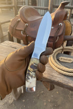 Load image into Gallery viewer, Handmade Loveless Style Bowie Knife Mirror-Polished Full Tang Collector Blade