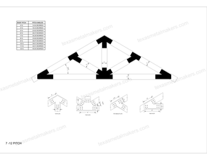 Structural Design Timber Truss Brackets for 8x8 Posts, 8" Timber Truss Bracket, 8x8 Fan Bracket