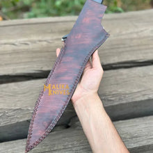 Load image into Gallery viewer, Double Edge Bowie Knife 15” J2 Steel | Micarta G10