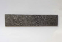 Load image into Gallery viewer, 8 Inch Firestorm Pattern Damascus Steel Billet Bar Blank for Custom Knife Making