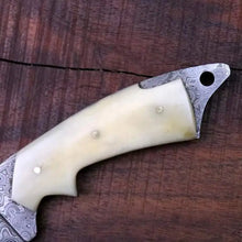 Load image into Gallery viewer, Damascus Skinner Knife