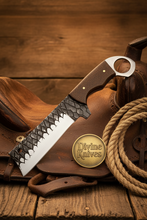 Load image into Gallery viewer, Ironwood Dragon Pattern Bull Cutter with Engraved Scale Blade
