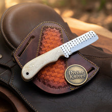 Load image into Gallery viewer, Rasp Steel Bone Bull Cutter Knife for Ranch and Camp Work