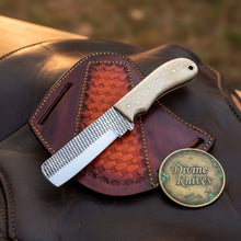 Load image into Gallery viewer, Rasp Steel Bone Bull Cutter Knife for Ranch and Camp Work