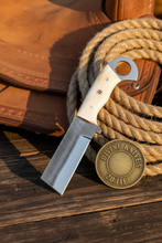 Load image into Gallery viewer, Rasp Steel Bone Bull Cutter with File Texture and Ring Handle