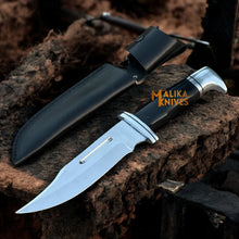 Load image into Gallery viewer, Clip Point Bowie Knife 6” D2 Steel | G10 Handle