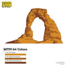 Load image into Gallery viewer, Arches National Park Wall Mural Stencil Set