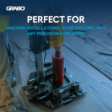 Load image into Gallery viewer, GRABO Bore Mount Core Drill Holder for Two Vacuum Suction Gripsters