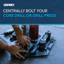 Load image into Gallery viewer, GRABO Bore Mount Core Drill Holder for Two Vacuum Suction Gripsters