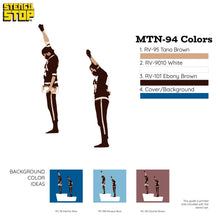 Load image into Gallery viewer, Black Power Fists 1968 Olympics 3 Layer Stencil Set