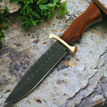 Load image into Gallery viewer, Handforged D2 Steel Bowie Knife Rosewood Handle