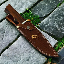 Load image into Gallery viewer, Handforged D2 Steel Bowie Knife Rosewood Handle