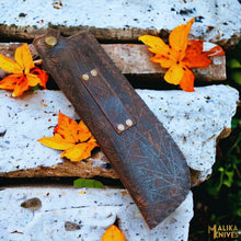 Load image into Gallery viewer, D2 Bowie Knife | Rosewood Handle | Bushcraft Tool.