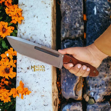 Load image into Gallery viewer, D2 Bowie Knife | Rosewood Handle | Bushcraft Tool.