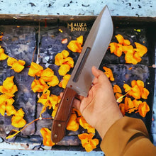 Load image into Gallery viewer, D2 Bowie Knife | Rosewood Handle | Bushcraft Tool.
