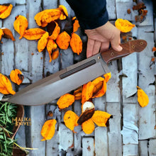 Load image into Gallery viewer, D2 Bowie Knife | Rosewood Handle | Bushcraft Tool.