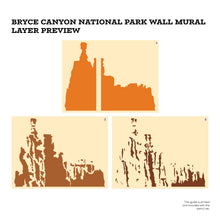 Load image into Gallery viewer, Bryce Canyon National Park Wall Mural Stencil Set