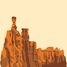 Load image into Gallery viewer, Bryce Canyon National Park Wall Mural Stencil Set