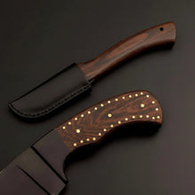 Load image into Gallery viewer, Hand-Forged High Carbon Steel Bowie Knife – 13-Inch Trailing Point
