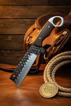 Load image into Gallery viewer, Ironwood Dragon Pattern Bull Cutter with Engraved Scale Blade