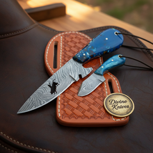 Load image into Gallery viewer, Bull Rider Engraved Bowie Hunter Knife for Ranch and Rodeo Enthusiasts