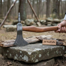 Load image into Gallery viewer, Custom Handmade Damascus Steel Tomahawk Hatchet