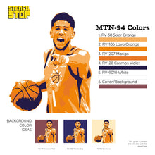 Load image into Gallery viewer, Devin Booker 5 Layer Stencil Set