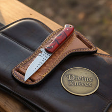 Load image into Gallery viewer, Red Swirl Resin Rasp Skinner with Distinctive Red Swirl Handle
