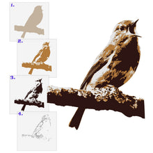 Load image into Gallery viewer, European Robin 4 Layer Stencil Set