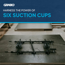 Load image into Gallery viewer, GRABO Panel Pro Modular Rail Vacuum Lifting System, 6 Cups up to 441 lb