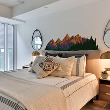Load image into Gallery viewer, Grand Teton Mountains Wall Mural Stencil Set