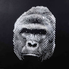 Load image into Gallery viewer, Harambe Gorilla Halftone Stencil