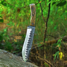 Load image into Gallery viewer, D2 Stag Hunting Knife Full Tang 7 Inch Blade