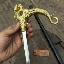 Load image into Gallery viewer, Handmade Pirate Officer Sword with Ornate Dragon Handle