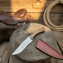 Load image into Gallery viewer, Professional Carving Knife 6 Inch Blade Wooden Handle Tool