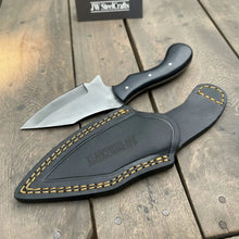 Load image into Gallery viewer, Handmade Tanto Hunting Knife with Black Micarta Handle