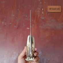 Load image into Gallery viewer, Handmade Damascus Gut Hook Skinner Knife With Deer Horn Handle