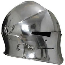 Load image into Gallery viewer, Halloween Medieval Barbuta Helmet Knights Templar Crusader Armor Helmet (Steel)