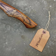 Load image into Gallery viewer, Skeggox Bearded Hatchet with Engraved Dragon Handle