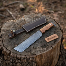Load image into Gallery viewer, Hunting Knife Hunting 12" Tanto Knife with Olive Wood Handle with Sheath