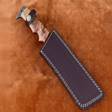 Load image into Gallery viewer, Hunting Knife Hunting 12" Tanto Knife with Olive Wood Handle with Sheath