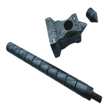 Load image into Gallery viewer, Sculpted Damascus Steel War Hammer 12" Handmade Full Damascus Collectible Piece