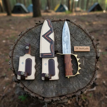 Load image into Gallery viewer, Custom Made Damascus  Stainless Steel MB-0088