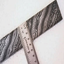 Load image into Gallery viewer, Trailcraft Damascus Billet Bar 10" Pattern Welded Blank for Knife Making