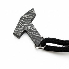Load image into Gallery viewer, DE-0014 Custom Handmade Damascus steel Viking pendant /Thor Hammer Pendant/Jeweller