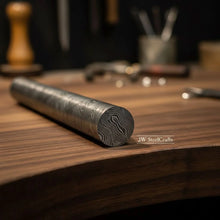 Load image into Gallery viewer, Ironshine Damascus Ring Rod 10" Handmade Multi-Use Bar