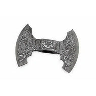 Gravemoor Damascus Double Axe 8
